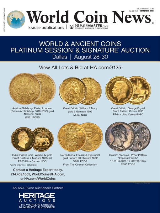 Title details for World Coin News by Active Interest Media HoldCo, Inc. - Available
